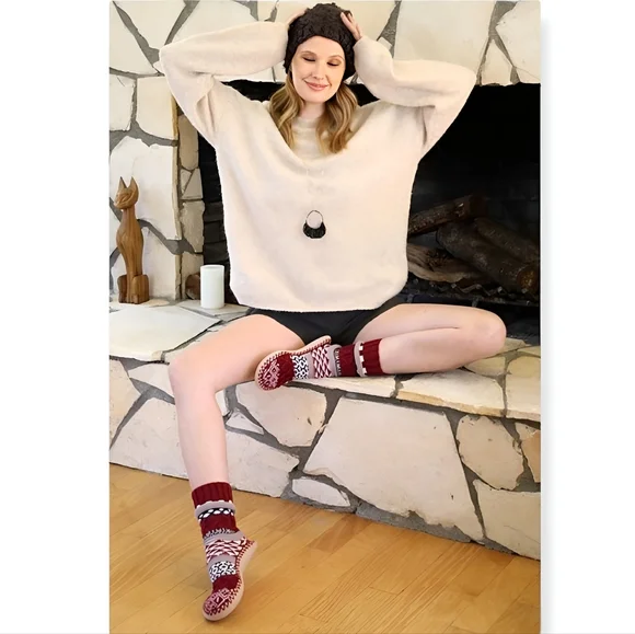 Nordic Slipper Sock Boots - Picture 2 of 4